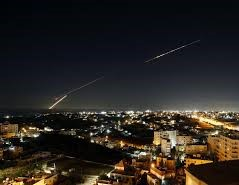 <div>Israel launches forceful airstrikes on Beirut’s southern suburbs following Hezbollah’s rocket attack</div>