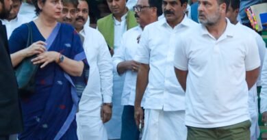 <div>Kerala CM tussle: Posters in Wayanad against Rahul, Priyanka for ‘promoting’ KC Venugopal</div>