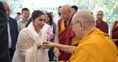 Bhumi Pednekar shares glimpse of her ‘inward journey’ as she meets Dalai Lama