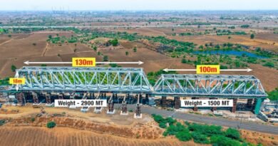Gujarat: 130-metre steel bridge span completed for bullet train project​