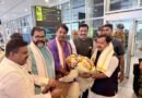 Karnataka BJP leaders welcome party chief Nitin Nabin at Bengaluru airport