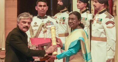 President Murmu honours Dharmendra, Harmanpreet Kaur, Uday Kotak with Padma Awards