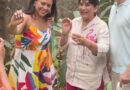 Archana Puran Singh enjoys first cashew fruit experience at Sameera Reddy’s Goa house