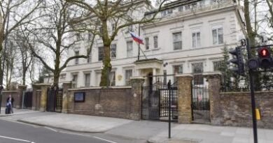 Russian embassy calls the new British sanctions ‘pointless’