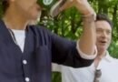 <div>Ryan Reynolds, Hugh Jackman pull off a ‘shoey’, sip beer from a shoe</div>