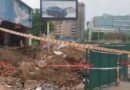 Wall of Dayanand Crematorium collapses during sewer work on Lodhi Road; one dead, two injured