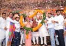 Delhi BJP chief Harsh Malhotra felicitates Rajya Sabha MP Alka Gurjar