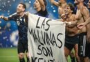 Argentina risks FIFA sanction for celebrating SF win with Falklands banner