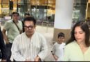 Aamir Khan returns to Mumbai with wife Gauri Spratt, stepson gets confused by paparazzi frenzy at airport