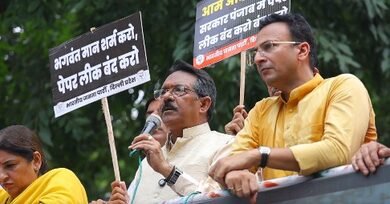 <div>Delhi BJP chief leads protest against paper leaks in Punjab, seeks AAP Minister’s dismissal</div>