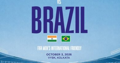 India to play five-time world champions Brazil in a friendly in Kolkata