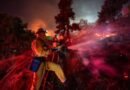Fast-moving wildfire in US Southern California forces evacuations