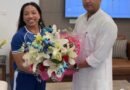 Union Min Jyotiraditya Scindia meets Mirabai Chanu after historic CWG triumph