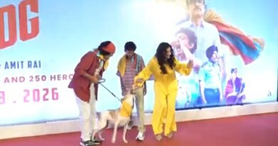 Raveena Tandon almost gets bitten by a dog on red carpet, actress keeps calm