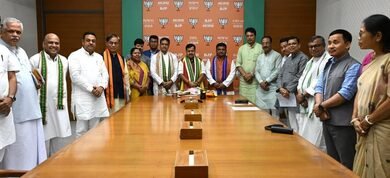 BJP central leaders ask Tripura unit to strengthen network ahead of local polls