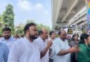 Delhi BJP chief Harsh Malhotra leads simultaneous protests outside homes of 22 AAP MLAs