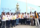 <div>K’taka BJP Yuva Morcha protests demanding Nagendra’s resignation</div>