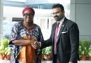 <div>Liberia’s Foreign Minister Sara Beysolow Nyanti arrives in New Delhi</div>