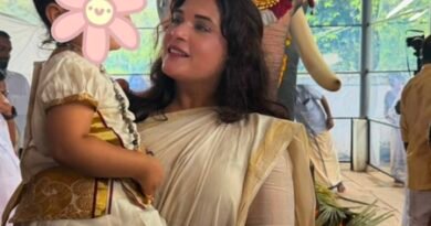 Richa Chadha: Got a special Onam dress made for Zuneyra to be dressed for the occasion