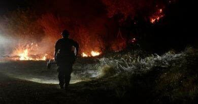 Firefighting helicopter crashes while battling wildfire in US Utah