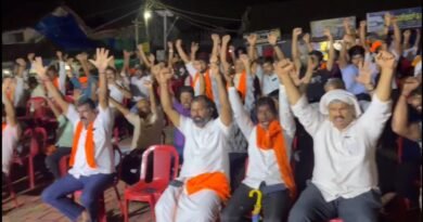 Torchlight march marks Akhand Bharat Sankalp Diwas in Karnataka’s Byndoor