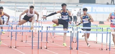<div>Himanshu improves high jump mark as records tumble in National Youth Athletics C’ships</div>