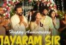 <div>‘Good News’ unit surprises actor Jayaram on wedding anniversary; family of actor joins him on sets on special day!</div>