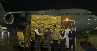 India hands over relief and rescue items to Nepal Minister