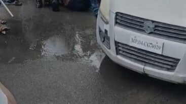 Indore man sustains severe burns as moving car catches fire, police rush him to hospital