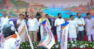 HM Shah flags off ‘Vadnagar to Varanasi’ bike yatra on PM Modi’s 76th birthday