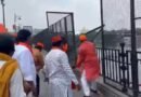 Protest over restrictions on immersion of idols at Tank Bund in Hyderabad