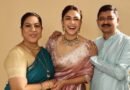 Mrunal Thakur shares family pic with parents, calls herself their ‘beloved daughter