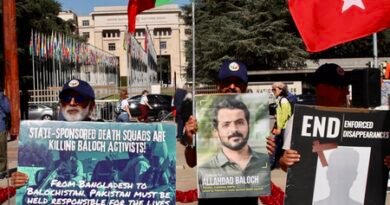 Baloch group urges international action against human rights abuses by Pakistan in Balochistan