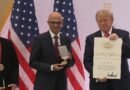 Nadella thanks Trump for top US tech honour